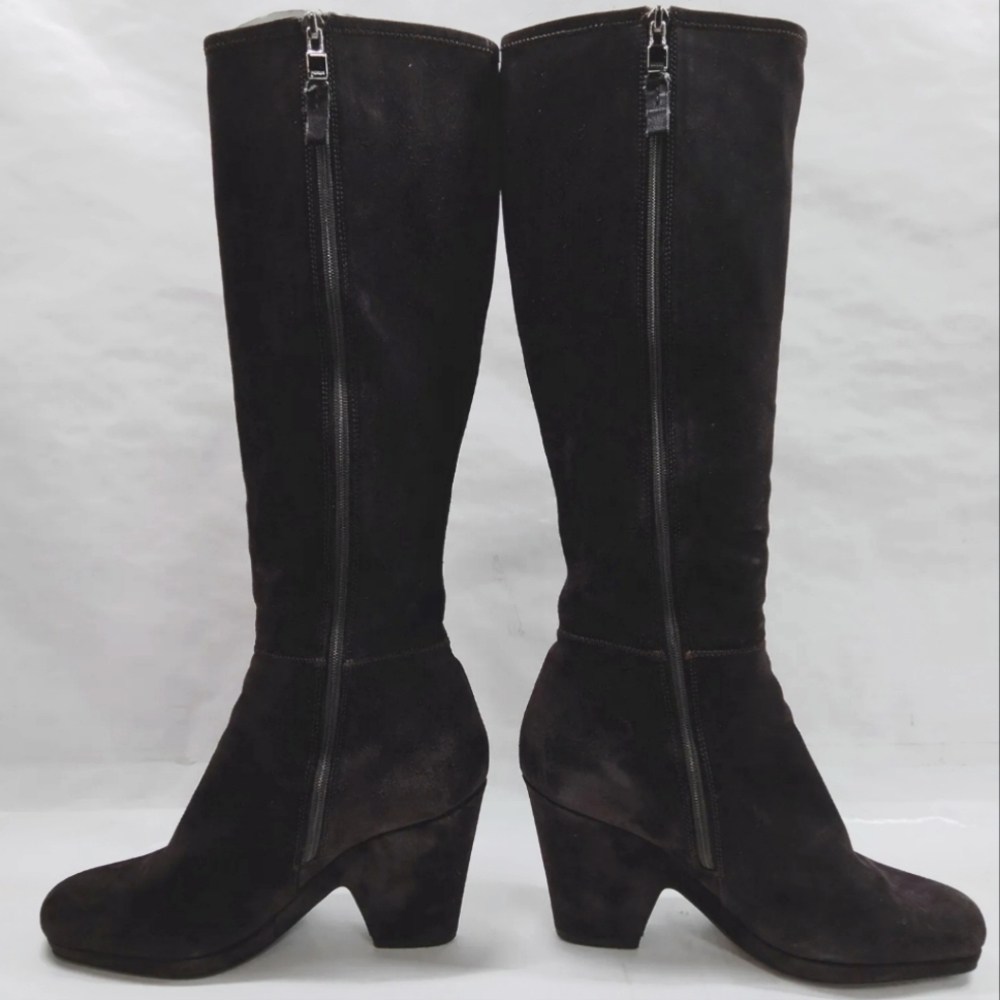Prada Boots  Women Brown Suede